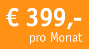 Paket "Medium" € 399,- pro Monat