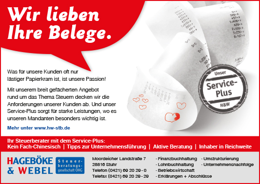 Anzeige 2: "Belege"