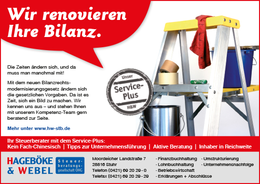 Anzeige 6: "Bilanz"