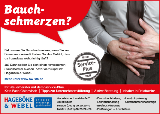 Anzeige 7: "Steuerberater"