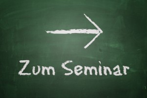 Tafel - Zum Seminar rechts